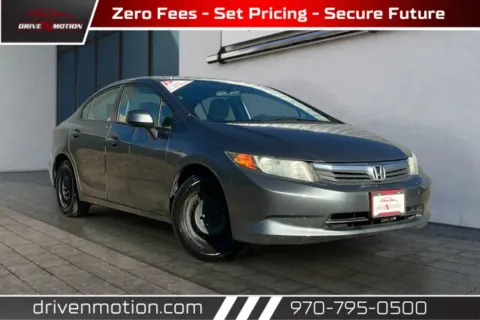 Gray 2012 Honda Civic LX Sedan 4D for sale in Greeley, CO