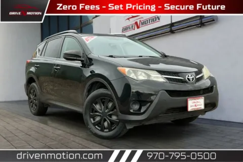 Black 2015 Toyota RAV4 LE Sport Utility 4D for sale in Greeley, CO