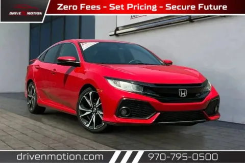 Red 2018 Honda Civic Si Sedan 4D for sale in Greeley, CO