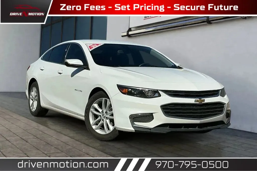 White 2018 Chevrolet Malibu LT Sedan 4D for sale in Greeley, CO