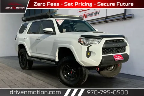 White 2017 Toyota 4Runner TRD Off-Road Sport Utility 4D for sale in Greeley, CO