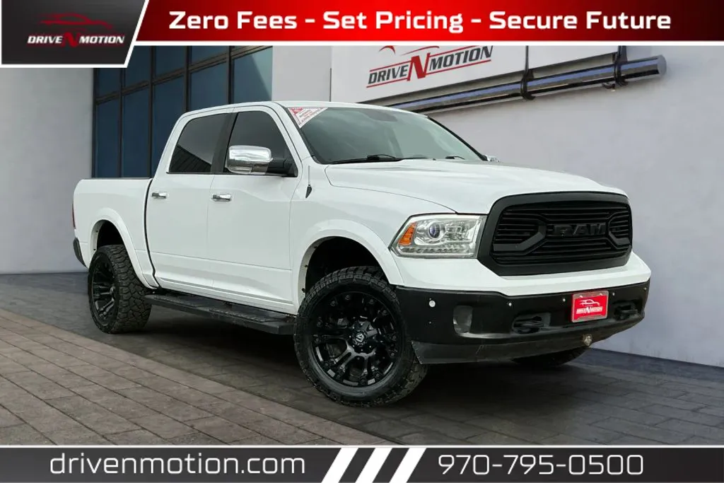 Red 2016 Ram 1500 Crew Cab Laramie Longhorn Pickup 4D 5 1/2 ft for sale in Greeley, CO