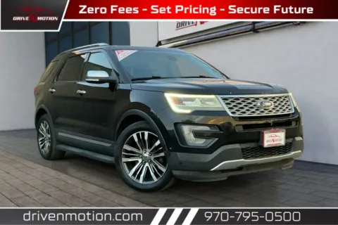 Black 2017 Ford Explorer Platinum Sport Utility 4D for sale in Greeley, CO