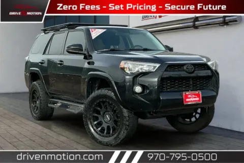 Black 2018 Toyota 4Runner SR5 Sport Utility 4D for sale in Greeley, CO