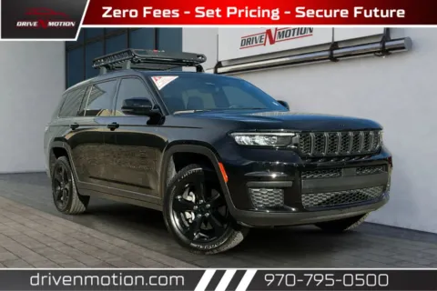 Black 2021 Jeep Grand Cherokee L Altitude Sport Utility 4D for sale in Greeley, CO