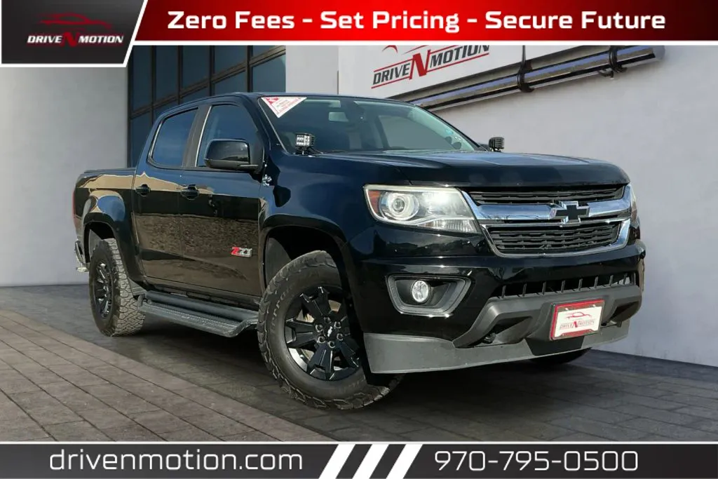 Black 2019 Chevrolet Colorado Crew Cab Z71 Pickup 4D 5 ft for sale in Greeley, CO