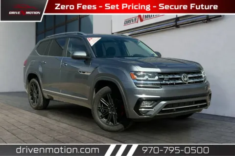 Gray 2019 Volkswagen Atlas SEL R-Line 4Motion Sport Utility 4D for sale in Greeley, CO
