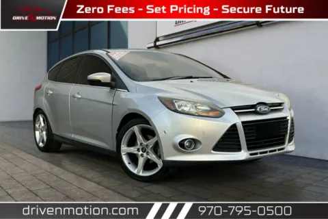 Silver 2014 Ford Focus Titanium Hatchback 4D for sale in Greeley, CO