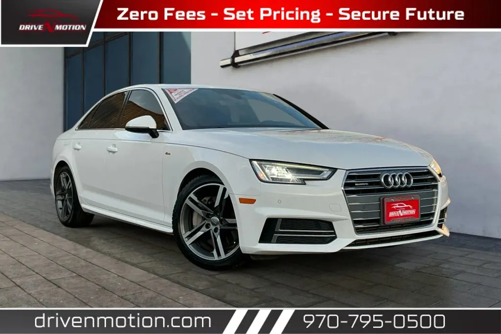 White 2018 Audi A4 Premium Plus Sedan 4D for sale in Greeley, CO