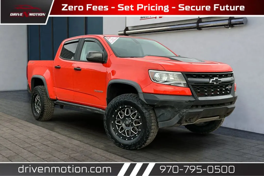 Orange 2019 Chevrolet Colorado Crew Cab ZR2 Pickup 4D 5 ft for sale in Greeley, CO