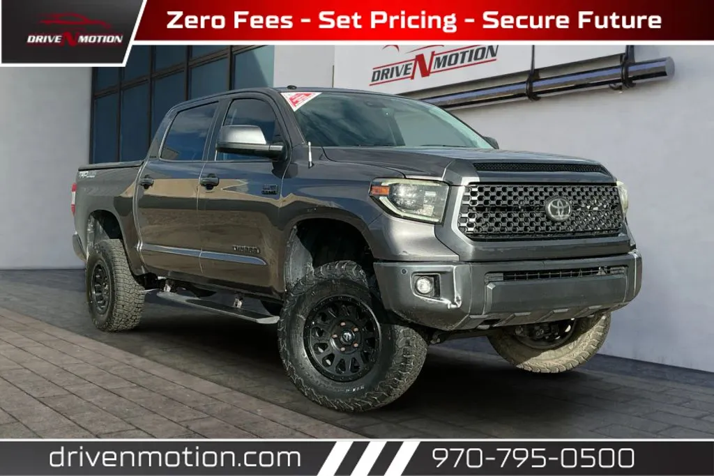 Gray 2019 Toyota Tundra CrewMax Limited Pickup 4D 5 1/2 ft for sale in Greeley, CO