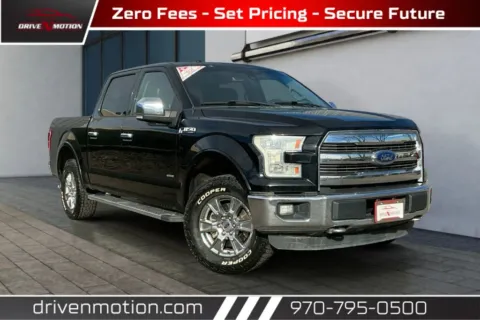 Black 2016 Ford F-150 SuperCrew Cab Lariat Pickup 4D 5 1/2 ft for sale in Greeley, CO