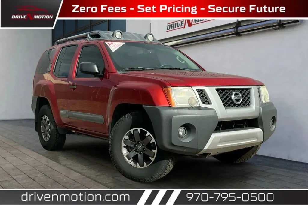 Red 2015 Nissan Xterra PRO-4X Sport Utility 4D for sale in Greeley, CO