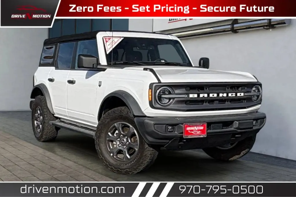 White 2021 Ford Bronco Big Bend Sport Utility 4D for sale in Greeley, CO