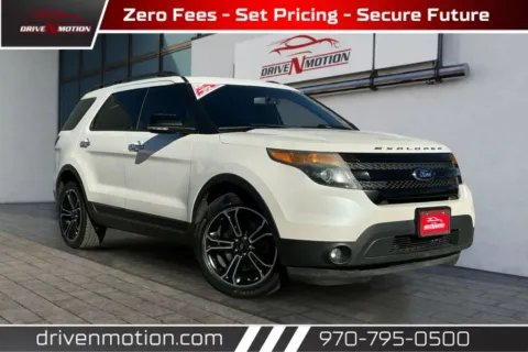 White 2014 Ford Explorer Sport SUV 4D for sale in Greeley, CO