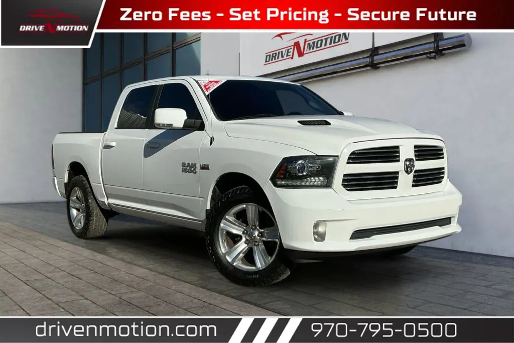 White 2014 Ram 1500 Crew Cab Sport Pickup 4D 5 1/2 ft for sale in Greeley, CO