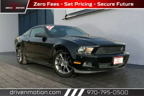 Black 2012 Ford Mustang Premium Coupe 2D for sale in Greeley, CO