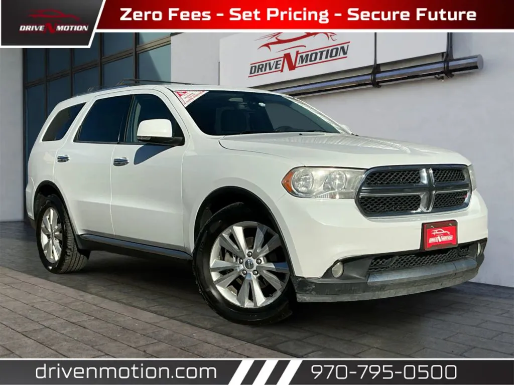 White 2013 Dodge Durango Crew Sport Utility 4D for sale in Greeley, CO