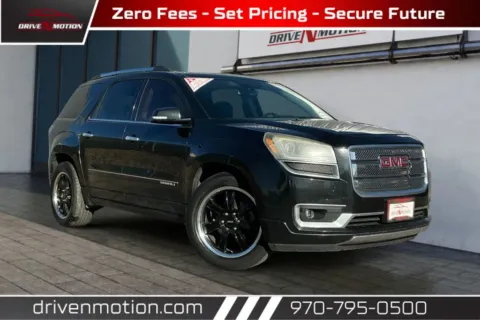 Black 2015 GMC Acadia Denali Sport Utility 4D for sale in Greeley, CO