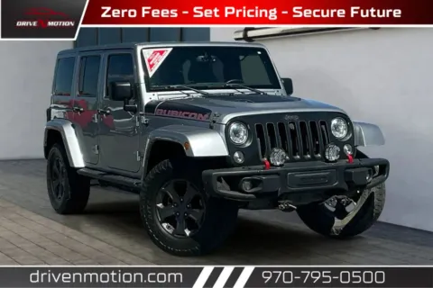 Silver 2018 Jeep Wrangler Unlimited Rubicon Recon (JK) Sport Utility 4D for sale in Greeley, CO