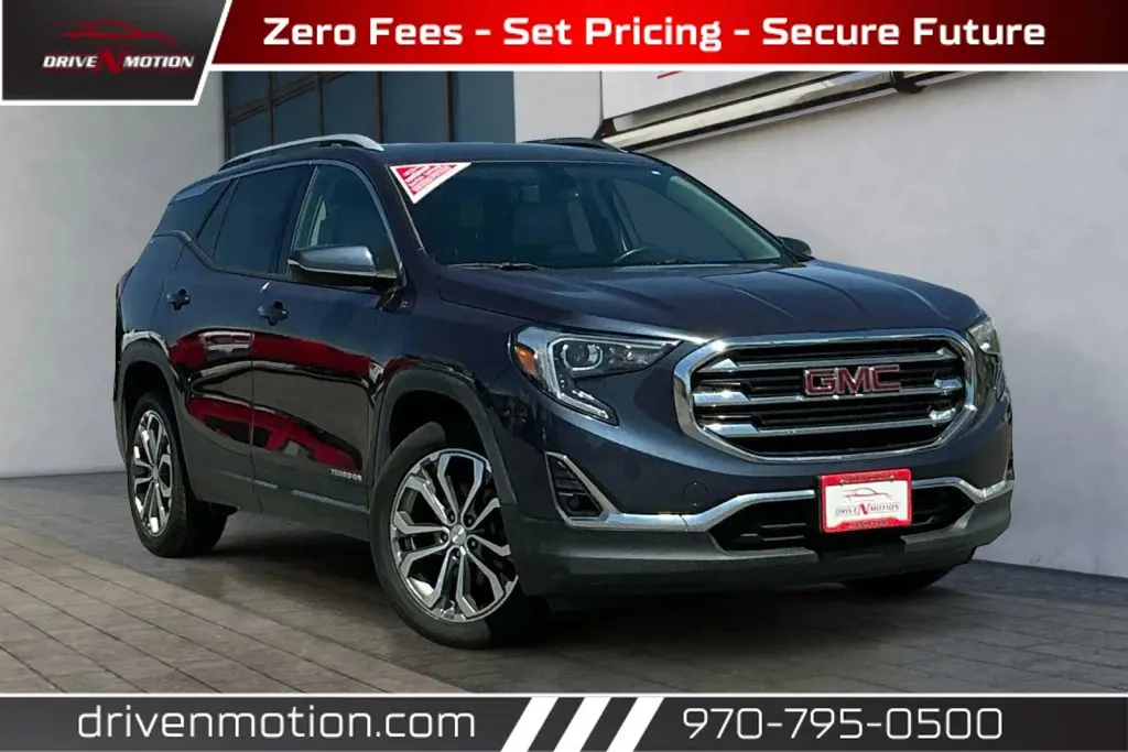Blue 2019 GMC Terrain SLT Sport Utility 4D for sale in Greeley, CO