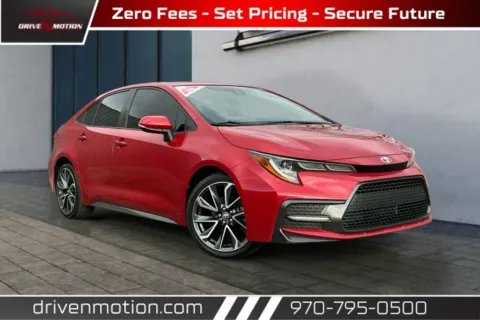 Red 2021 Toyota Corolla SE Sedan 4D for sale in Greeley, CO