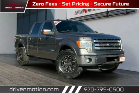 Gray 2013 Ford F-150 SuperCrew Cab Lariat Pickup 4D 5 1/2 ft for sale in Greeley, CO