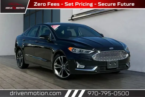 Black 2020 Ford Fusion Titanium Sedan 4D for sale in Greeley, CO