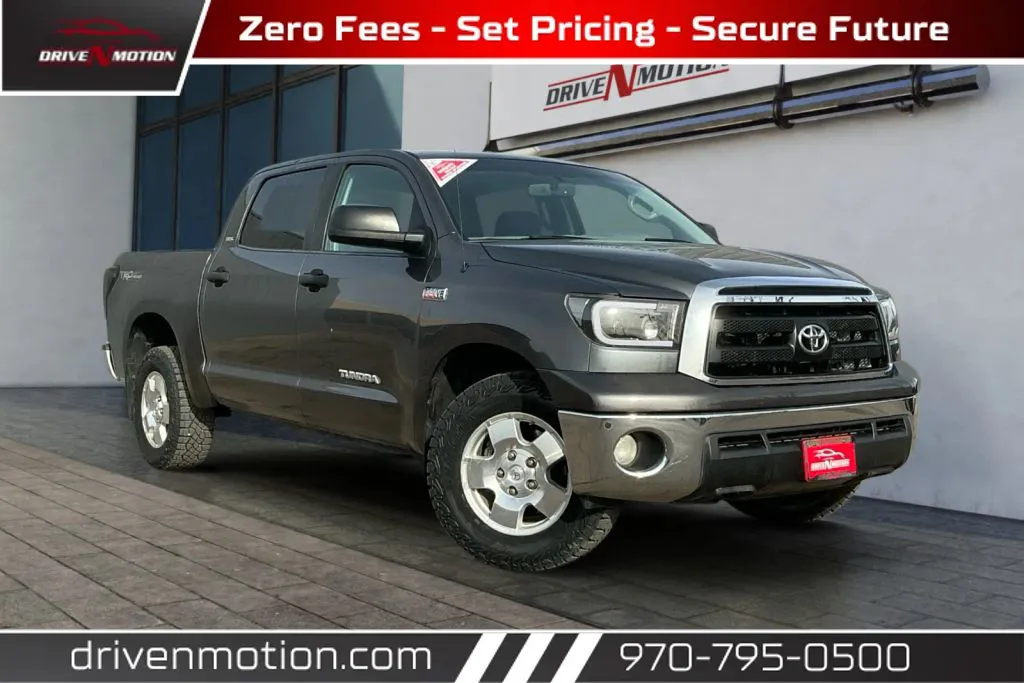 Gray 2013 Toyota Tundra CrewMax Pickup 4D 5 1/2 ft for sale in Greeley, CO