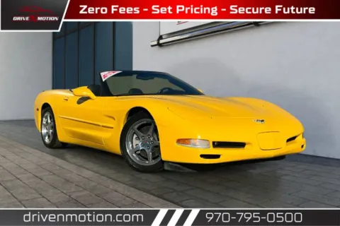Yellow 2003 Chevrolet Corvette Convertible 2D for sale in Greeley, CO