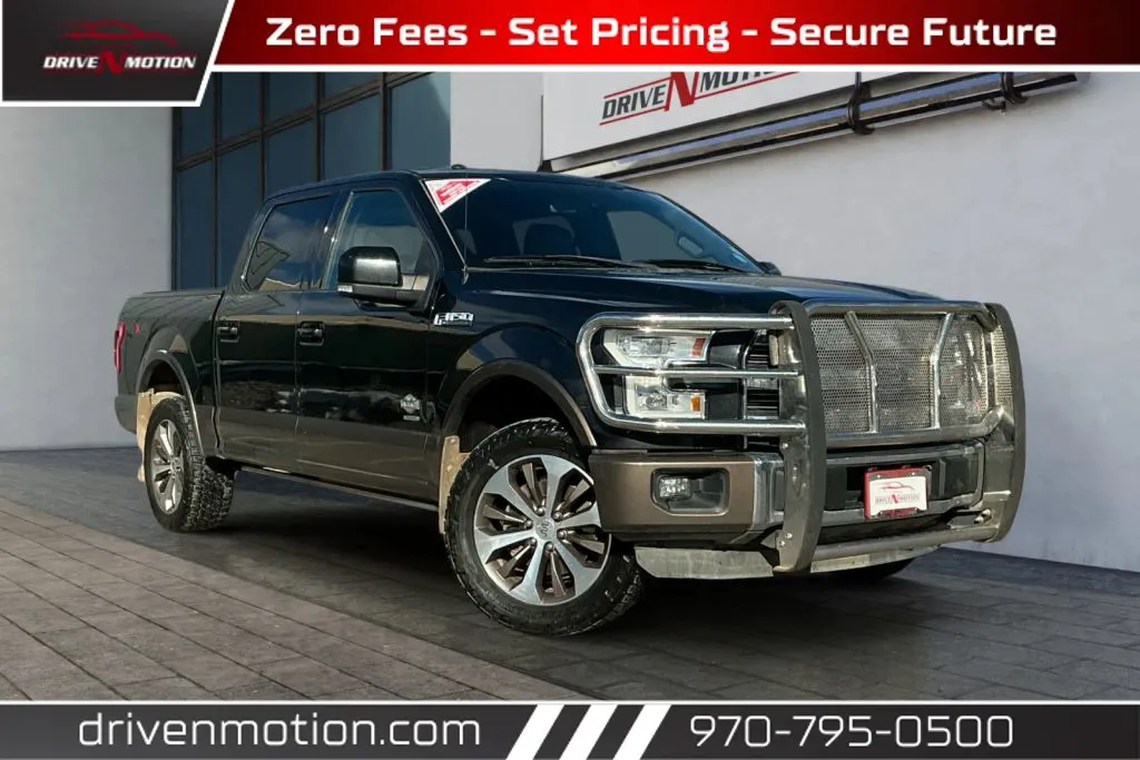 Black 2015 Ford F-150 SuperCrew Cab King Ranch Pickup 4D 5 1/2 ft for sale in Greeley, CO