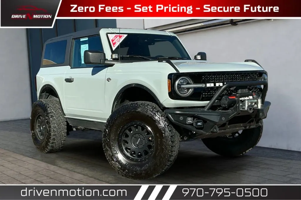 White 2022 Ford Bronco Wildtrak Sport Utility 2D for sale in Greeley, CO