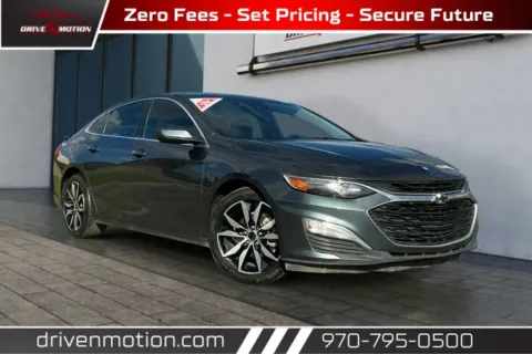 Gray 2021 Chevrolet Malibu RS Sedan 4D for sale in Greeley, CO