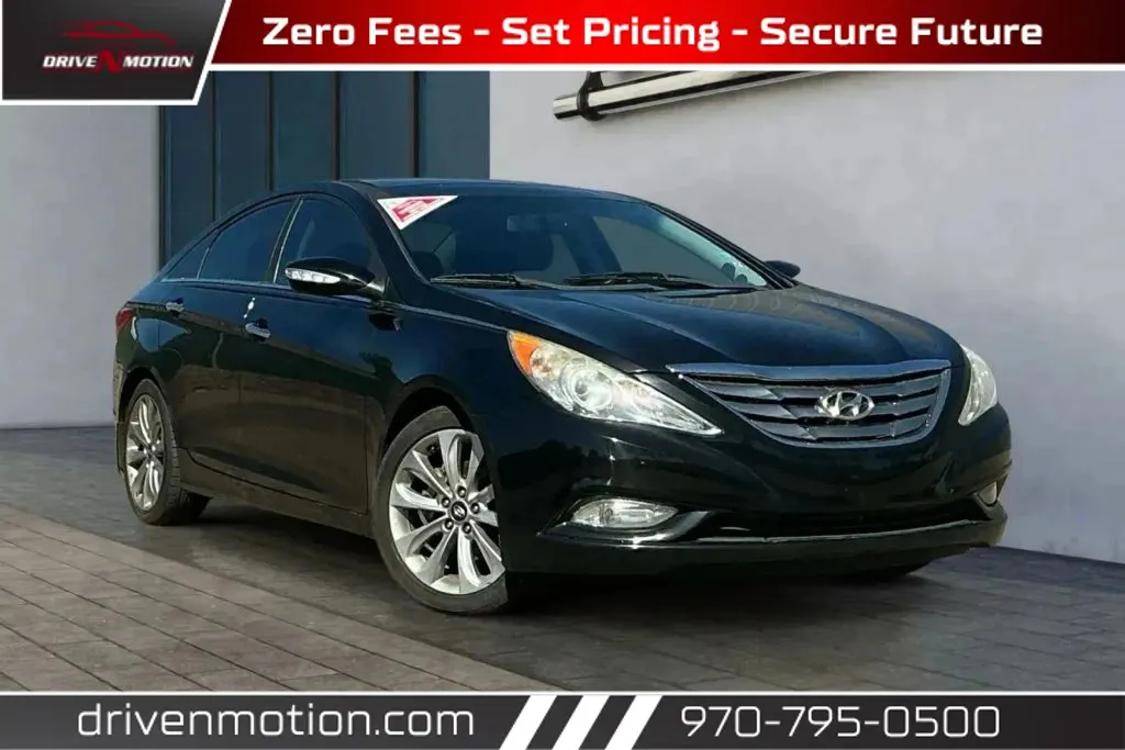 Black 2013 Hyundai Sonata Limited Sedan 4D for sale in Greeley, CO