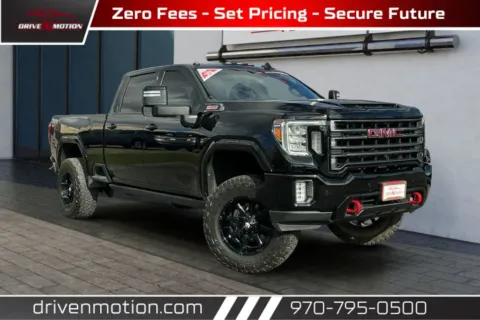 Black 2022 GMC Sierra 2500 HD Crew Cab AT4 Pickup 4D 6 1/2 ft for sale in Greeley, CO