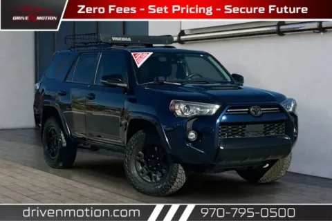 Blue 2021 Toyota 4Runner Venture Special Edition Sport Utility 4D for sale in Greeley, CO