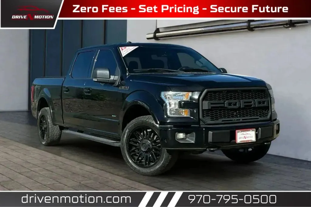Black 2016 Ford F-150 SuperCrew Cab XLT Pickup 4D 5 1/2 ft for sale in Greeley, CO