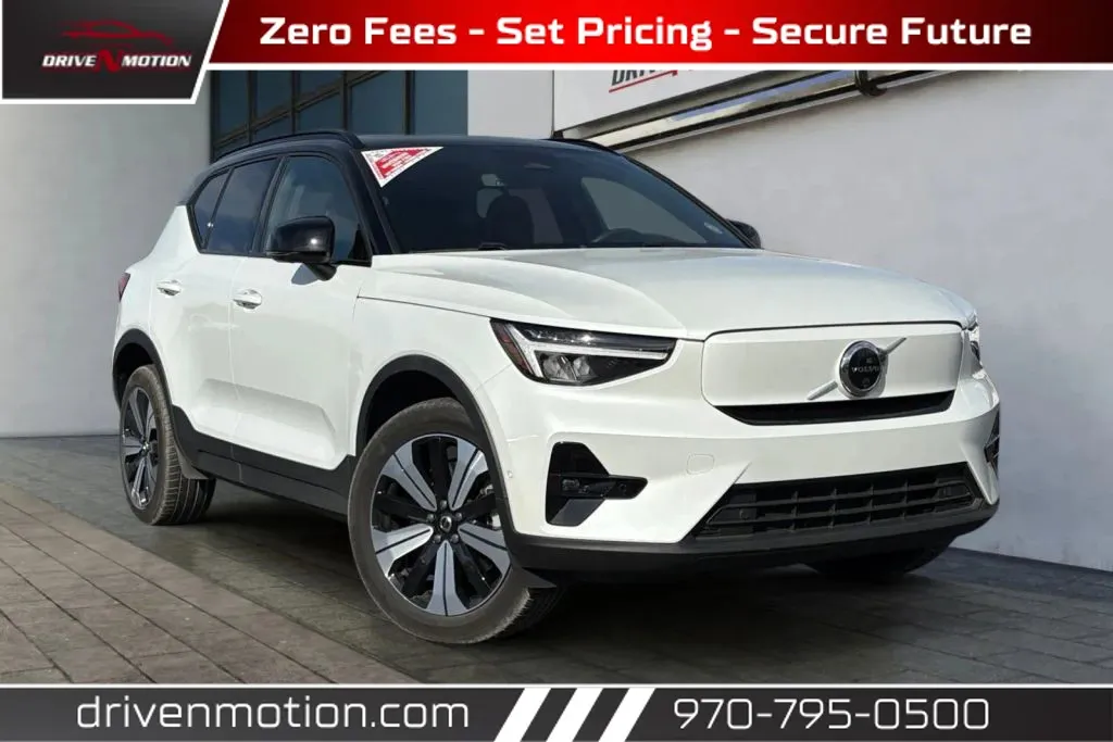 White 2023 Volvo XC40 Recharge Plus Sport Utility 4D for sale in Greeley, CO