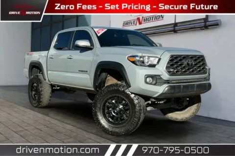 Gray 2021 Toyota Tacoma Double Cab TRD Off-Road Pickup 4D 5 ft for sale in Greeley, CO