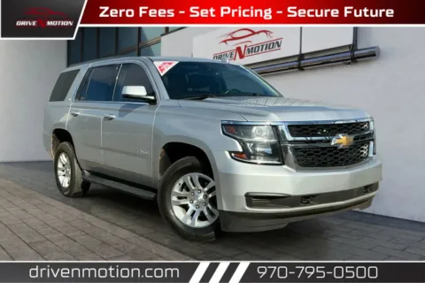 Silver 2018 Chevrolet Tahoe LT Sport Utility 4D for sale in Greeley, CO