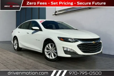 White 2023 Chevrolet Malibu 1LT Sedan 4D for sale in Greeley, CO