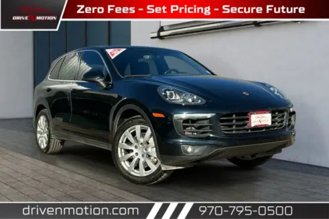 Black 2015 Porsche Cayenne S Sport Utility 4D for sale in Greeley, CO
