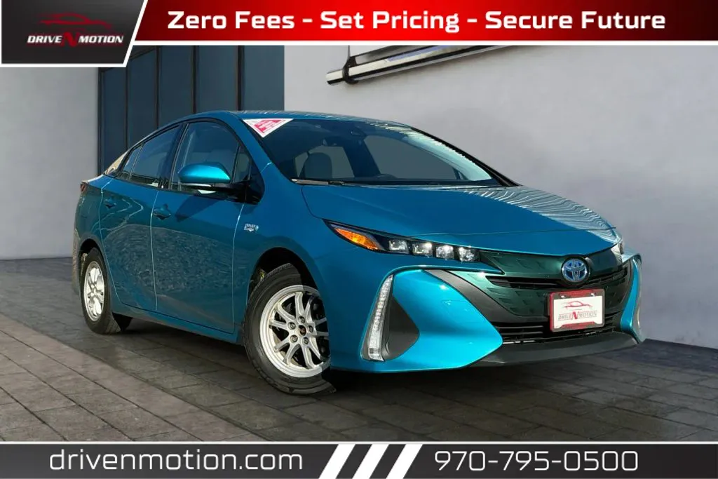 Blue 2017 Toyota Prius Prime Plus Hatchback 4D for sale in Greeley, CO
