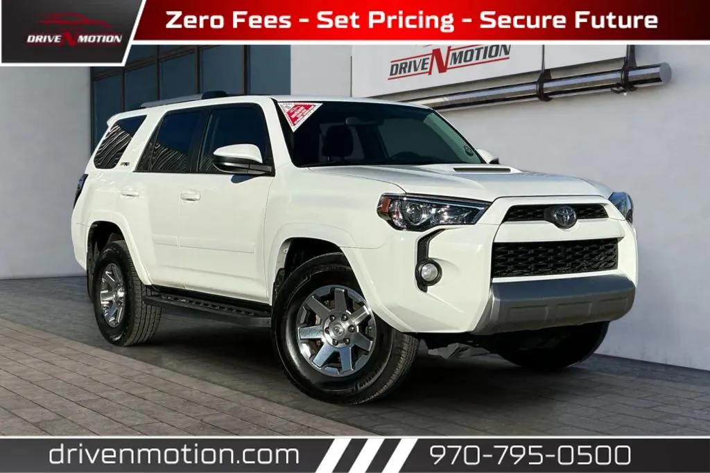 White 2015 Toyota 4Runner TRD Pro Sport Utility 4D for sale in Greeley, CO