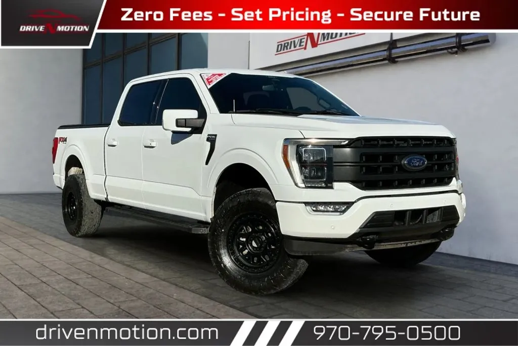 White 2022 Ford F-150 SuperCrew Cab Lariat Pickup 4D 5 1/2 ft for sale in Greeley, CO