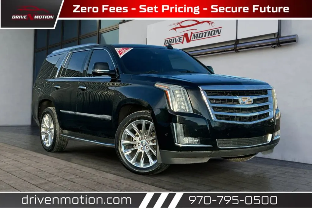 Black 2018 Cadillac Escalade Luxury Sport Utility 4D for sale in Greeley, CO