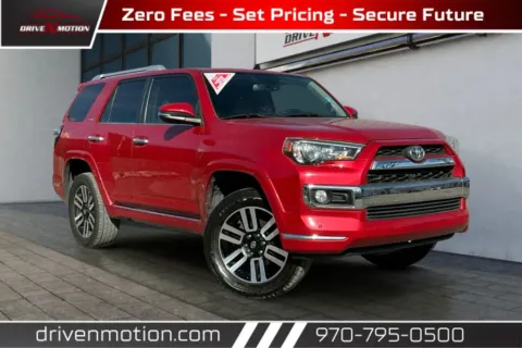 Red 2018 Toyota 4Runner Limited Sport Utility 4D for sale in Greeley, CO