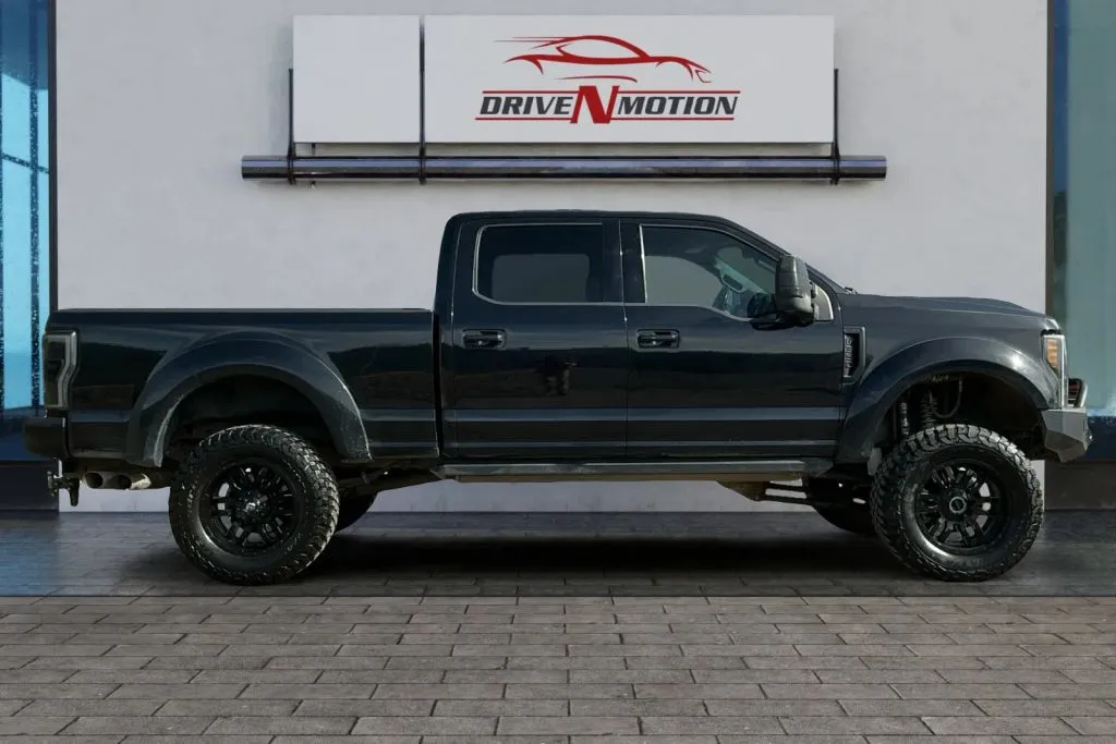 Another view of 2019 Ford F350 Super Duty Crew Cab Platinum Pickup 4D 6 3/4 ft for sale in Greeley, CO at Drive N-Motion Greeley