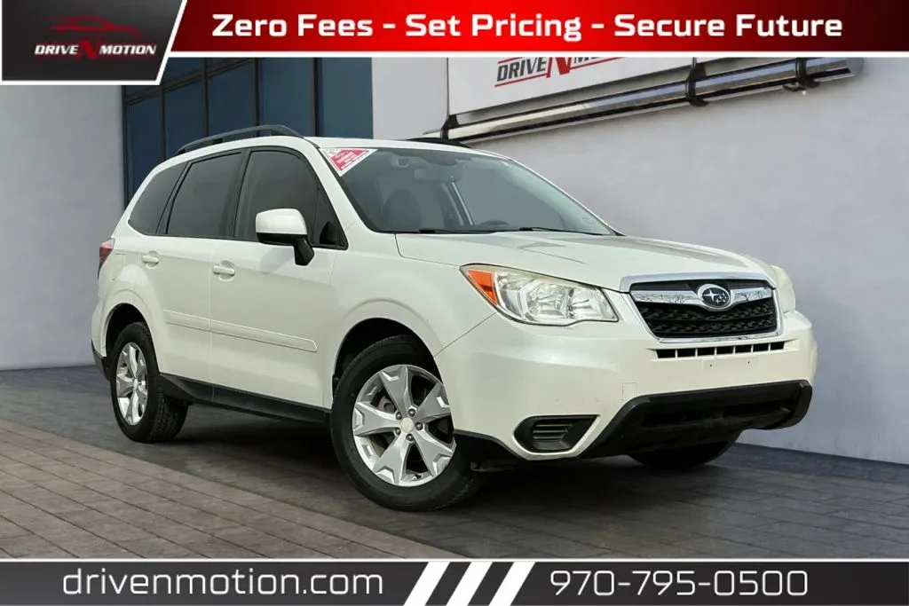 White 2015 Subaru Forester 2.5i Premium Sport Utility 4D for sale in Greeley, CO
