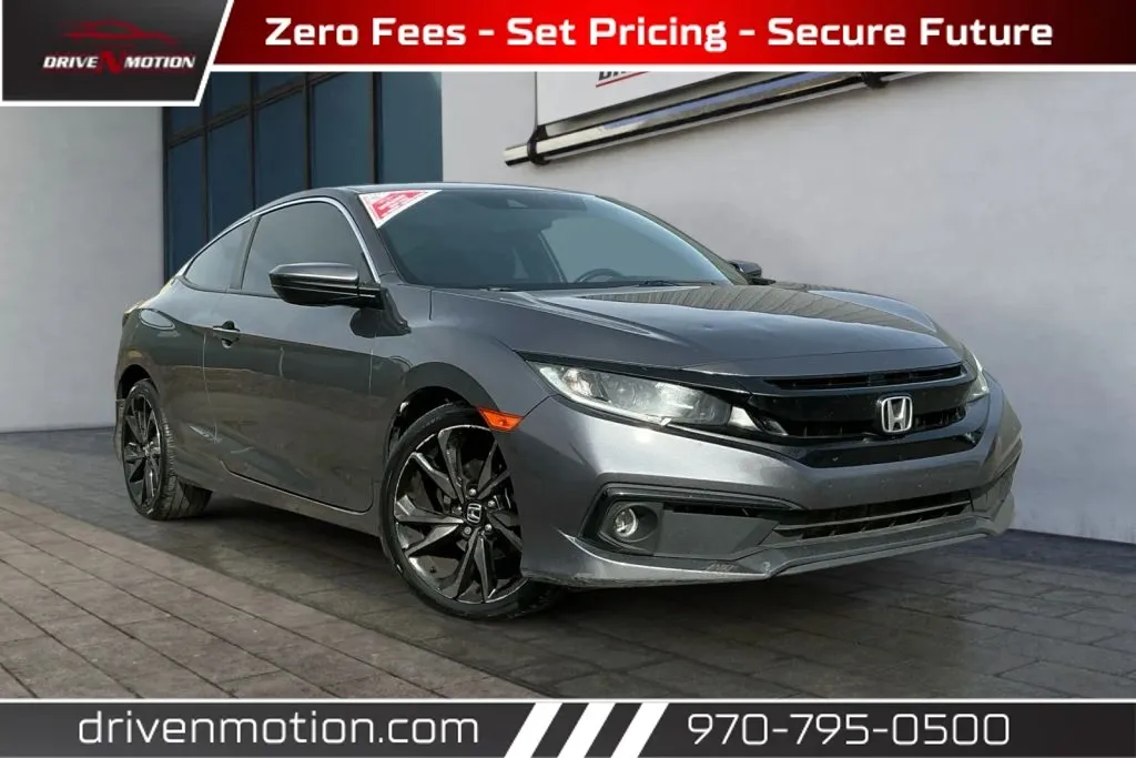 Gray 2019 Honda Civic Sport Coupe 2D for sale in Greeley, CO